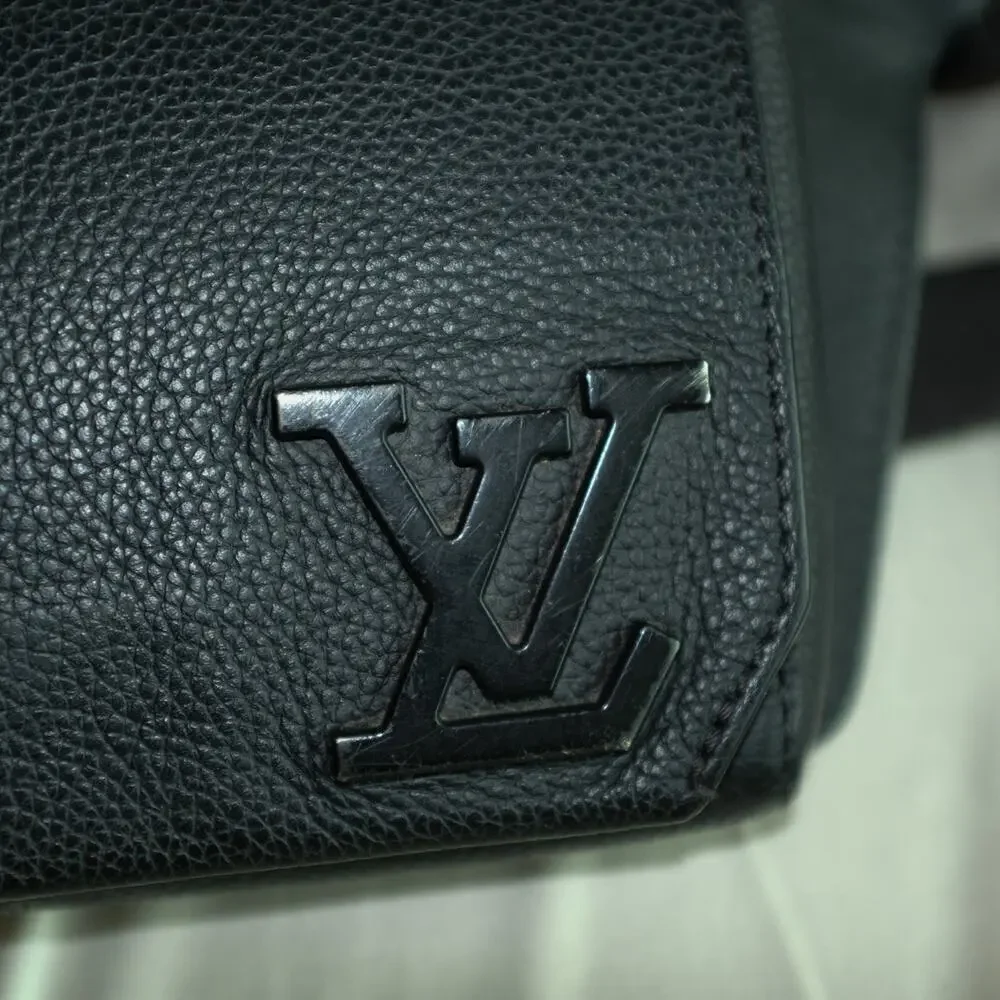 Louis Vuitton Aerogram Takeoff Sling Bag - Black Leather